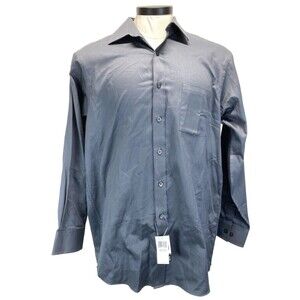MICHAEL MICHAEL KORS MENS DRESS SHIRT SIZE 16 32/33 Gray Cotton Work Career NEW!